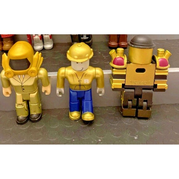 R0BL0X Toys Action Mini Figures Lot of 14 Mixed Series Gold, World Zero, 1 New - Picture 7 of 15
